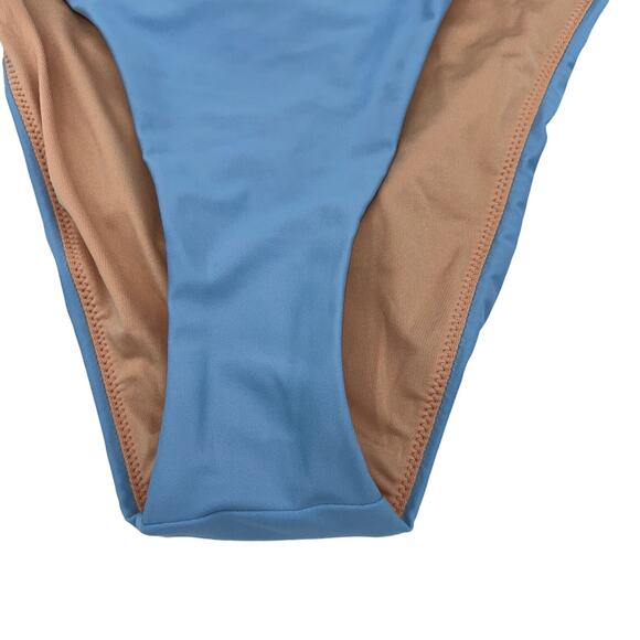NWT J. Crew Blue High Rise Bikini Swim Bathing Suit Bottom Women's Size Small - Picture 4 of 8
